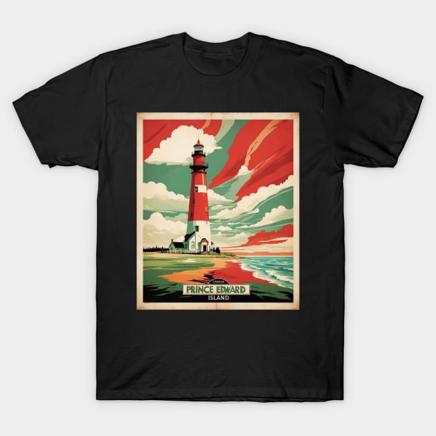 Prince Edward Island Canada Vintage Poster Tourism T-Shirt by TravelersGems